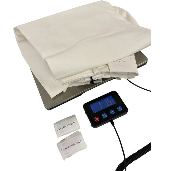 Zara Womens The ZW Jeans EU 38 US 6 Tailored Wide Leg White Denim 5474/043 NWT - Picture 12 of 12